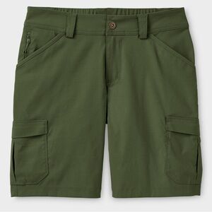 Duluth Trading Co Dry on the Fly 10" Shorts Dark Green Cargo Shorts Women’s 10